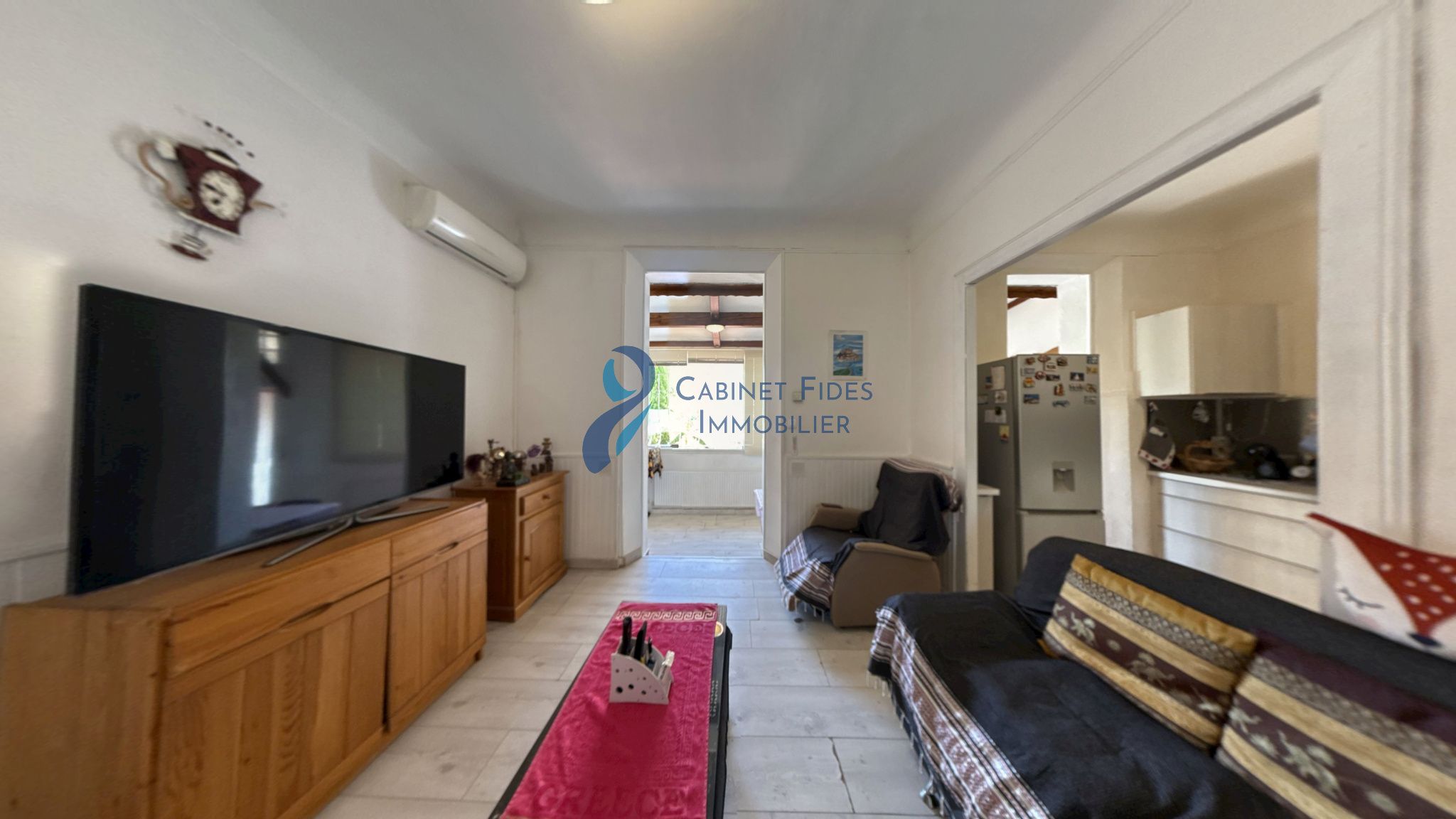 Maison de Ville 64 m2 avec Cour & Véranda Viager Occupé (B