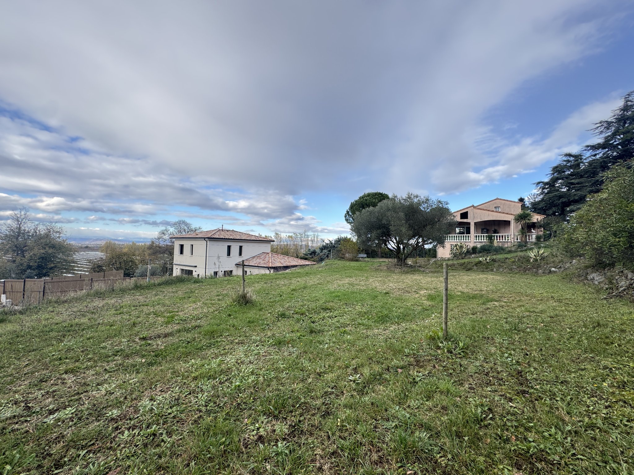 TERRAIN A VENDRE VUE ARDECHE 1022 M2 PROCHE VALENCE. - Photo 1
